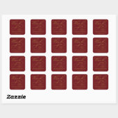 BOLD WHIMSICAL CALLIGRAPHY DANK IHNEN STICKER (Blatt)