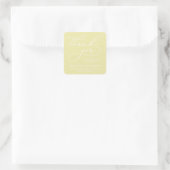 BOLD WHIMSICAL CALLIGRAPHY DANK IHNEN STICKER (Tasche)
