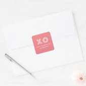 Bold XO Valentine's Day Sticker - Bubblegum (Umschlag)