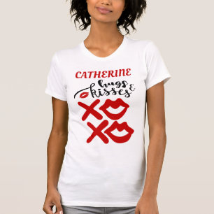 Bold XOXO Hugs & Kisses Valentinstag Women's T-Shirt