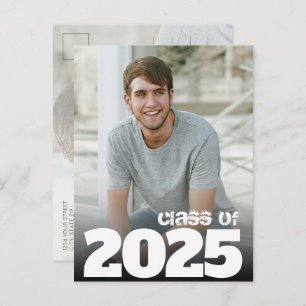 Bold Year Foto 2021 Abschluss Save the Date Postkarte