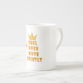 Bold Yet Silent – The Real Ones Design  Porzellantasse (Vorderseite Rechts)