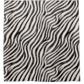 Bold Zebra Print Showvorhang Duschvorhang (Vorderseite)