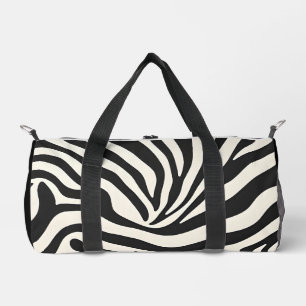 Bold Zebra Sew Bag Duffle Bag