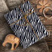 Bold Zebra Skin Pattern Black & White ID1151 Geschenkpapier