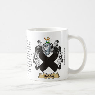 Bolden, der Ursprung, die Bedeutung und das Wappen Kaffeetasse