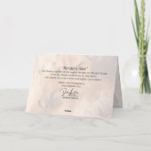 Bolders steiler Gruß Karte (Rückseite)