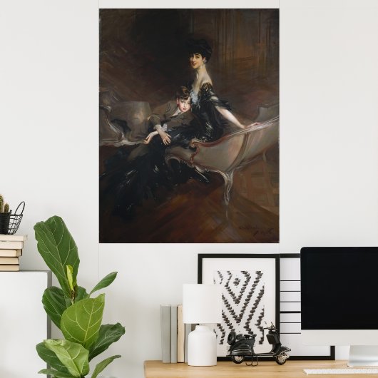 Boldini - Consuelo Vanderbilt Poster (Heimbüro)