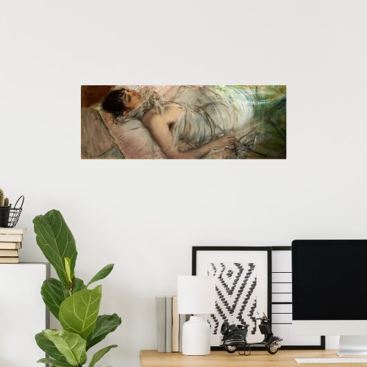 Boldini - Countess De Rasty Lying Poster (Heimbüro)