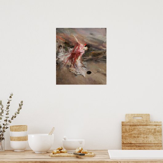 Boldini - Der spanische Tänzer 1900 Poster (Küche)