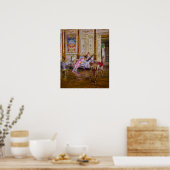 Boldini - ein Lute-Player und ein Zuhörer Poster (Küche)