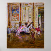 Boldini - ein Lute-Player und ein Zuhörer Poster (Vorne)