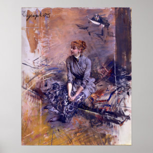 Boldini - Gabrielle Rejane Poster