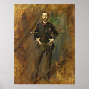 Boldini - John Singer Sargent 1890 Poster