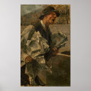 Boldini - Journalist 1878 in Paris Poster