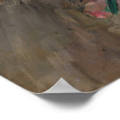 Boldini - Junge Frau mit Blume Poster (Ecke)