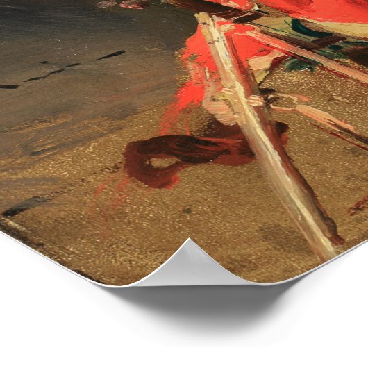 Boldini - Madame X 1879 Poster (Ecke)