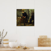 Boldini - Portrait des Malers Alessandro Lanf.. Poster (Küche)