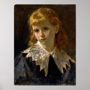 Boldini - Portrait vom kleinen Mädchen 1860 Poster