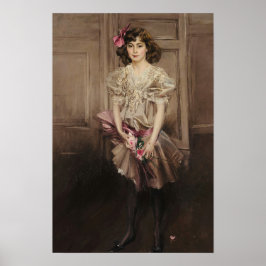 Boldini - Portrait von Helen Victoria Crocker Ruß. Poster
