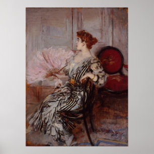 Boldini - Portrait von Madame Torri Dancer an der  Poster
