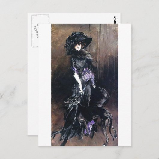 Boldini Postkarte (Vorne/Hinten)