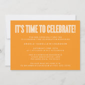BOLDLY CHIC CLASS OF 2024 ABSCHLUSS INVITATION EINLADUNG (Rückseite)