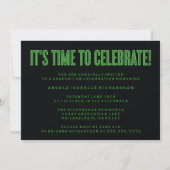 BOLDLY CHIC CLASS OF 2024 ABSCHLUSS INVITATION EINLADUNG (Rückseite)