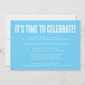 BOLDLY CHIC CLASS OF 2024 ABSCHLUSS INVITATION EINLADUNG (Rückseite)