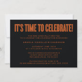 BOLDLY CHIC CLASS OF 2024 ABSCHLUSS INVITATION EINLADUNG (Rückseite)