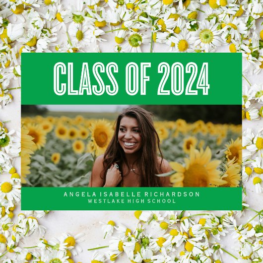 BOLDLY CHIC CLASS OF 2024 ABSCHLUSS INVITATION EINLADUNG