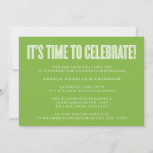 BOLDLY CHIC CLASS OF 2024 ABSCHLUSS INVITATION EINLADUNG (Rückseite)