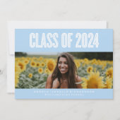 BOLDLY CHIC CLASS OF 2024 ABSCHLUSS INVITATION EINLADUNG (Vorderseite)