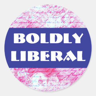 BOLDLY LIBERAL Aufkleber