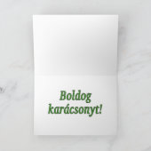 Boldog karácsonyt! Frohe Weihnachten im (Innenseite)