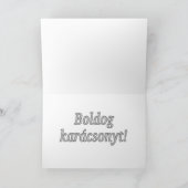 Boldog karácsonyt! Frohe Weihnachten im (Innenseite)