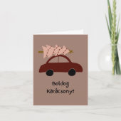 Boldog Karácsonyt Karte (Vorderseite)