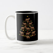 Boldog Karacsonyt Ungarisch Frohe Weihnachtsgesche Zweifarbige Tasse (Links)