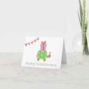 Boldog születésnapot Ungarischer Geburtstag Karte
