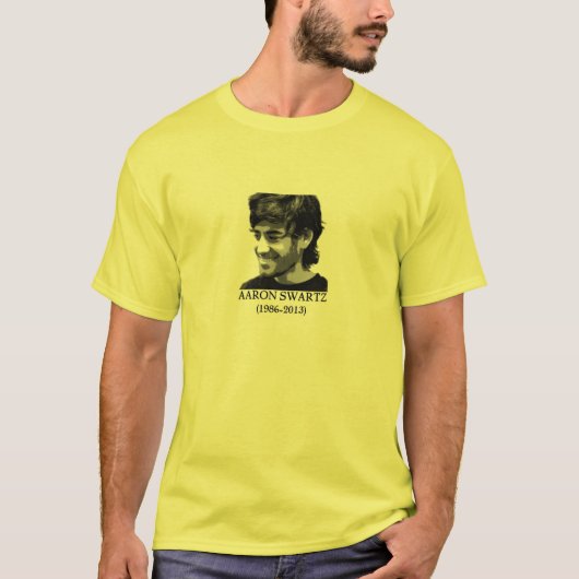BoldProgressives.org -- Aaron Swartz T-Shirt (Vorderseite)