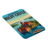 Boldt Castle USA Magnet (Rechte Seite)