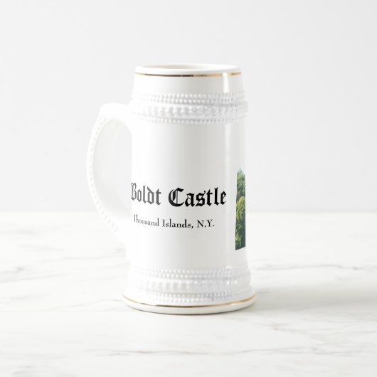 Boldt Schloss Bierglas (Vorderseite Links)