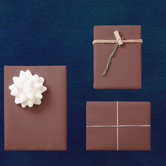 Bole Solid Color Geschenkpapier Set