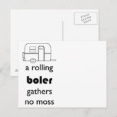 Boler-Postkarte Postkarte (Vorne/Hinten)
