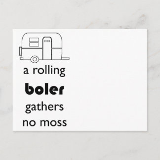 Boler-Postkarte Postkarte