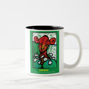 "Bolero-Mädchen" durch Zermeno Zweifarbige Tasse