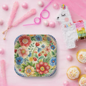 Boleslawiec Polnisches Set Pappteller (Party)