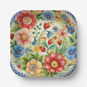 Boleslawiec Polnisches Set Pappteller (Vorderseite)