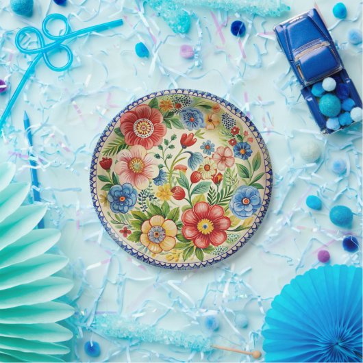 Boleslawiec Polnisches Set Pappteller (Party)