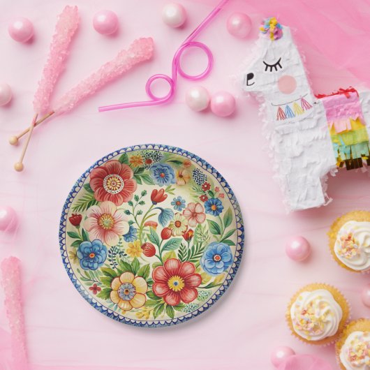 Boleslawiec Polnisches Set Pappteller (Party)